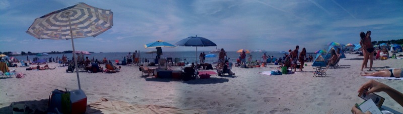 panorama of beach